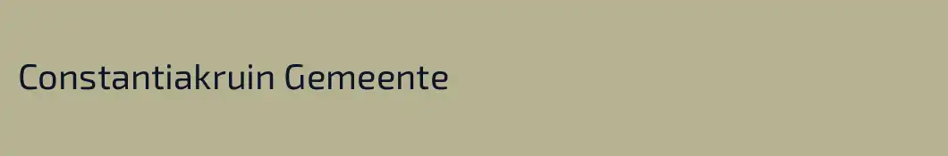 Constantiakruin Gemeente